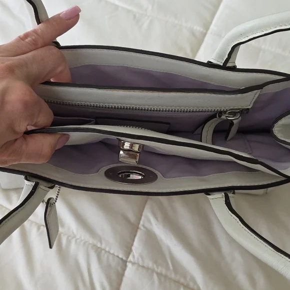 Coach Whitw Leather Handbag - Picture 8 of 8
